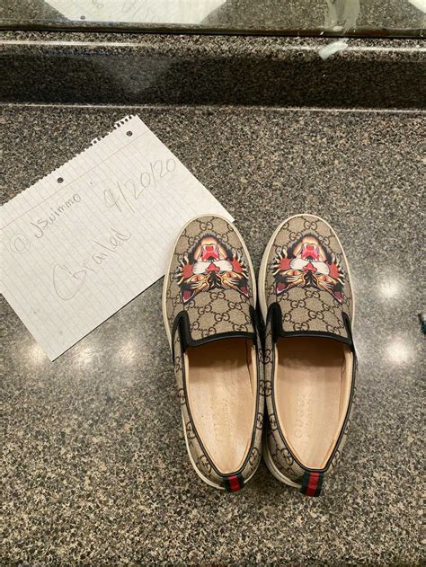 gucci angry cat sneakers|Buy Gucci GG Supreme Slide 'Angry Cat' .